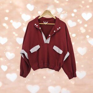 Free People FP Movement World Tour Set Pullover Sweatshirt SP🍷💜 Flawless! ✨